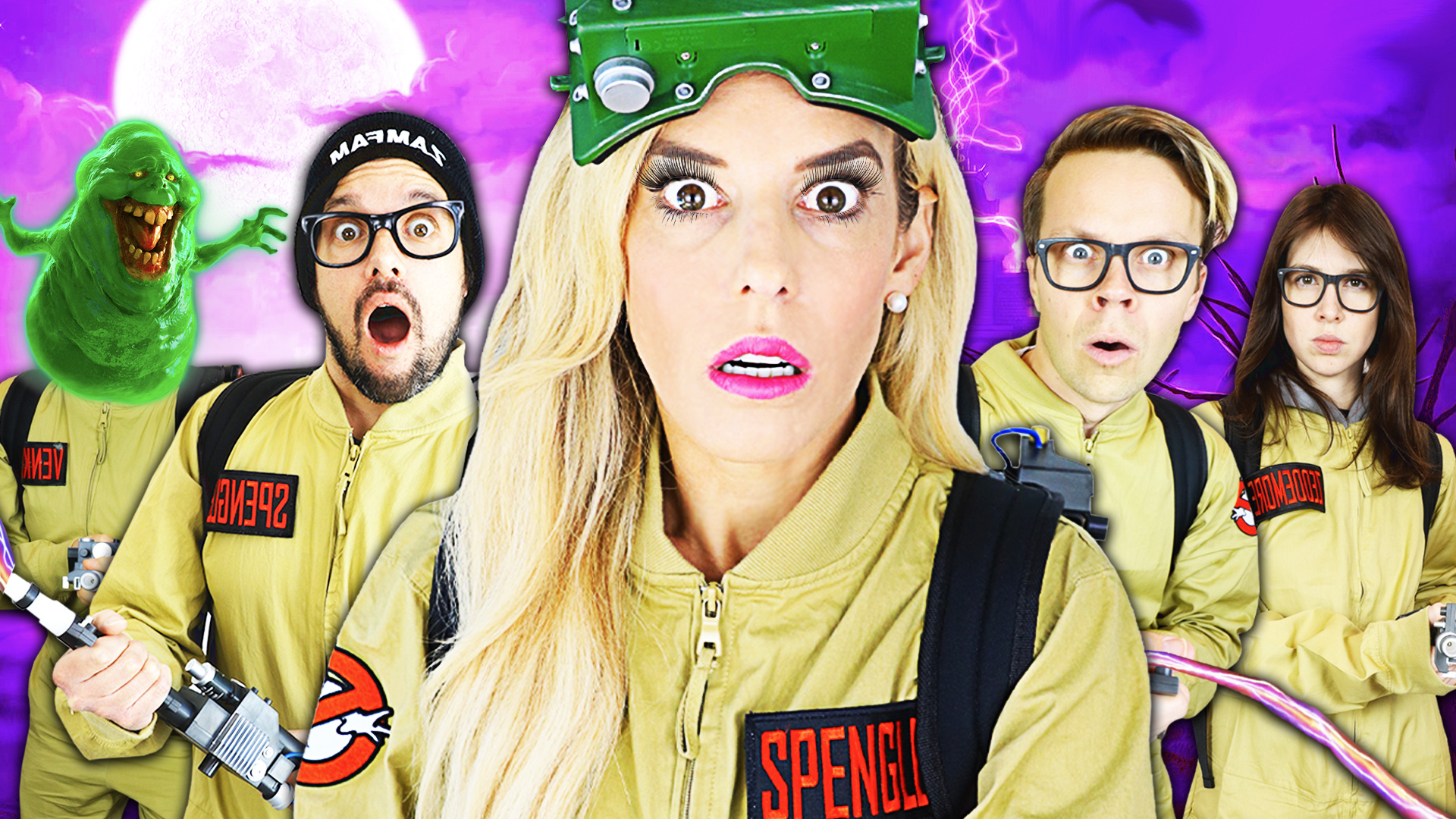 Ghostbusters in real life comes alive in Rebecca Zamolo’s new house! 